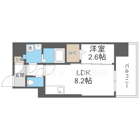 コンフォリア・リヴ南森町IIの物件間取画像